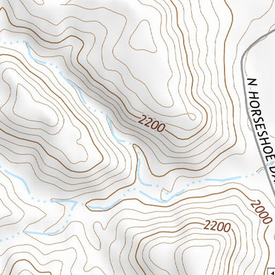 33111NW Page 7 Theodore Roosevelt Lake Topo Preview 2