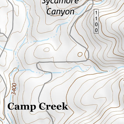 33111NW Page 17 Theodore Roosevelt Lake Topo Preview 2