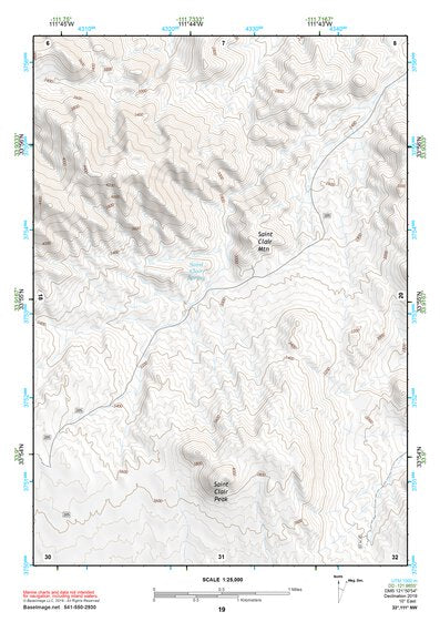 33111NW Page 19 Theodore Roosevelt Lake Topo Preview 1