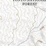 33111NW Page 20 Theodore Roosevelt Lake Topo Preview 2