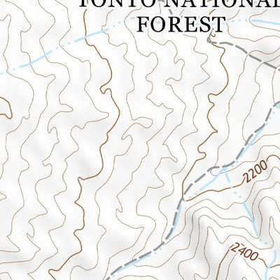 33111NW Page 20 Theodore Roosevelt Lake Topo Preview 2