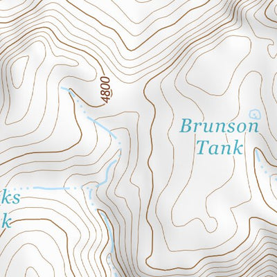33111NW Page 24 Theodore Roosevelt Lake Topo Preview 2
