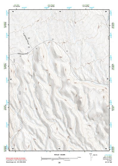 33111NW Page 31 Theodore Roosevelt Lake Topo Preview 1