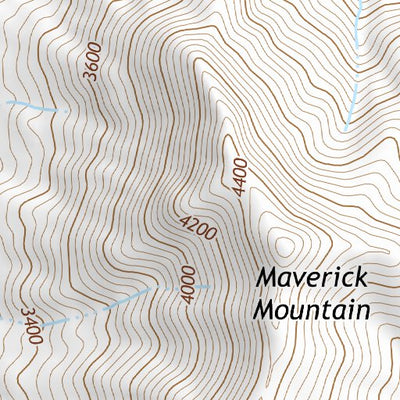 33111NW Page 35 Theodore Roosevelt Lake Topo Preview 3
