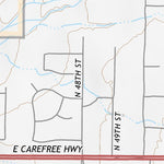 33111NW Page 37 Theodore Roosevelt Lake Topo Preview 2