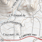 33111NW Page 38 Theodore Roosevelt Lake Topo Preview 2