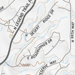 33111NW Page 40 Theodore Roosevelt Lake Topo Preview 3