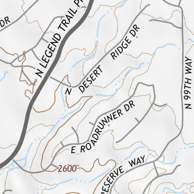 33111NW Page 40 Theodore Roosevelt Lake Topo Preview 3