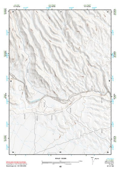 33111NW Page 43 Theodore Roosevelt Lake Topo Preview 1