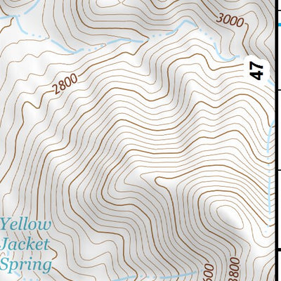 33111NW Page 46 Theodore Roosevelt Lake Topo Preview 3