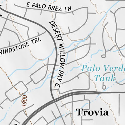 33111NW Page 49 Theodore Roosevelt Lake Topo Preview 3