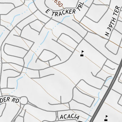 33111NW Page 61 Theodore Roosevelt Lake Topo Preview 3