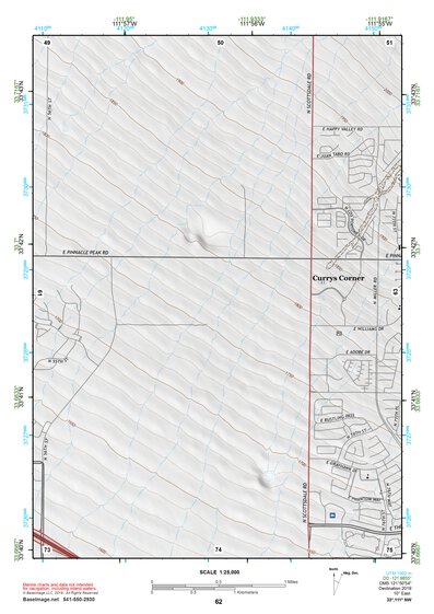 33111NW Page 62 Theodore Roosevelt Lake Topo Preview 1