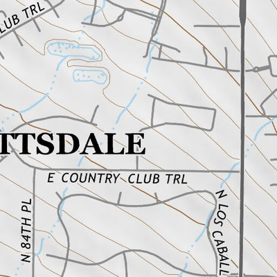 33111NW Page 63 Theodore Roosevelt Lake Topo Preview 2