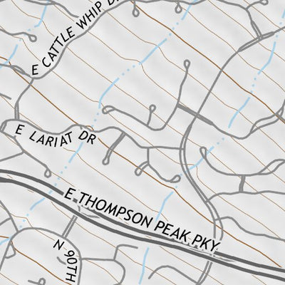 33111NW Page 63 Theodore Roosevelt Lake Topo Preview 3