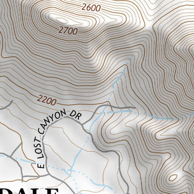 33111NW Page 64 Theodore Roosevelt Lake Topo Preview 2