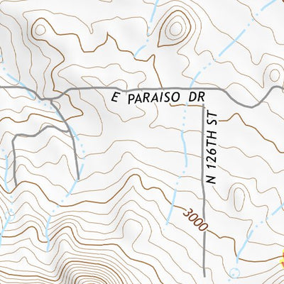 33111NW Page 65 Theodore Roosevelt Lake Topo Preview 2