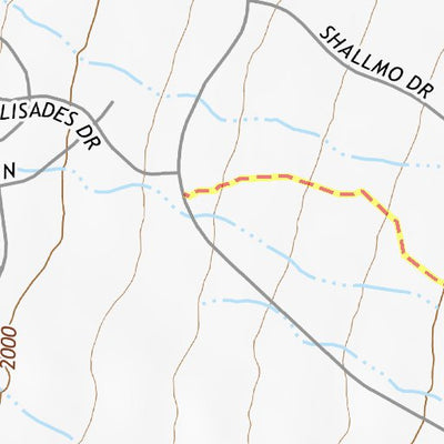 33111NW Page 67 Theodore Roosevelt Lake Topo Preview 2