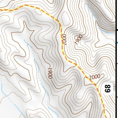 33111NW Page 67 Theodore Roosevelt Lake Topo Preview 3
