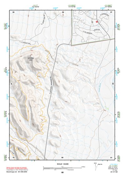 33111NW Page 68 Theodore Roosevelt Lake Topo Preview 1