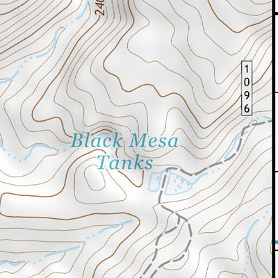 33111NW Page 70 Theodore Roosevelt Lake Topo Preview 3
