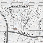 33111NW Page 75 Theodore Roosevelt Lake Topo Preview 3