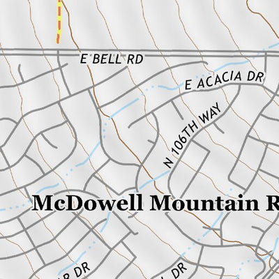 33111NW Page 76 Theodore Roosevelt Lake Topo Preview 2