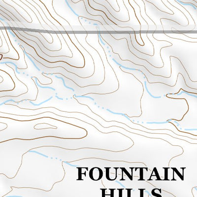 33111NW Page 79 Theodore Roosevelt Lake Topo Preview 2