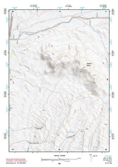 33111NW Page 82 Theodore Roosevelt Lake Topo Preview 1