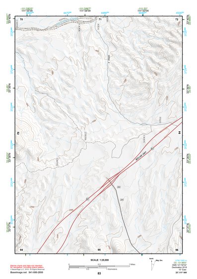 33111NW Page 83 Theodore Roosevelt Lake Topo Preview 1