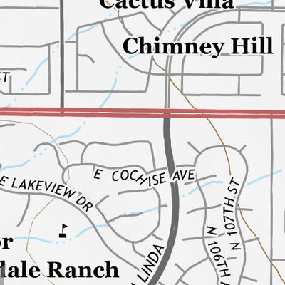 33111NW Page 88 Theodore Roosevelt Lake Topo Preview 2