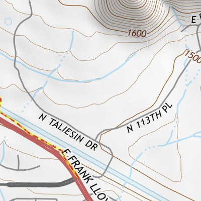 33111NW Page 88 Theodore Roosevelt Lake Topo Preview 3