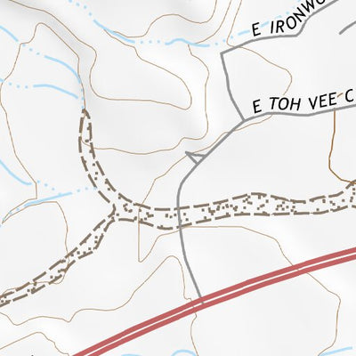 33111NW Page 92 Theodore Roosevelt Lake Topo Preview 2