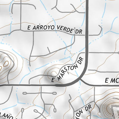 33111NW Page 97 Theodore Roosevelt Lake Topo Preview 2