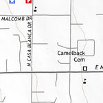 33111NW Page 98 Theodore Roosevelt Lake Topo Preview 2