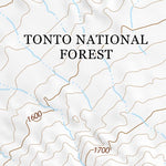 33111NW Page 105 Theodore Roosevelt Lake Topo Preview 2