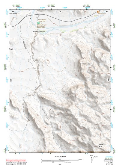 33111NW Page 107 Theodore Roosevelt Lake Topo Preview 1