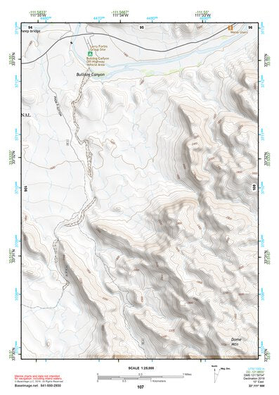 33111NW Page 107 Theodore Roosevelt Lake Topo Preview 1