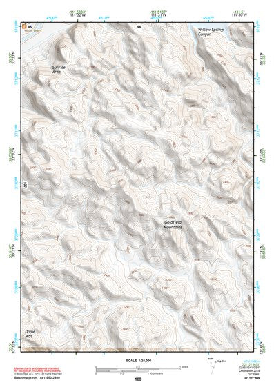 33111NW Page 108 Theodore Roosevelt Lake Topo Preview 1