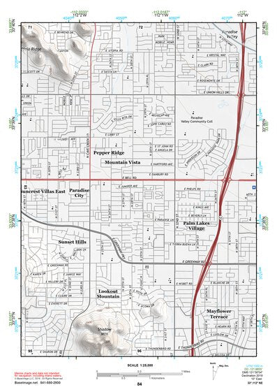 33112NE Page 84 Phoenix North Topo Preview 1