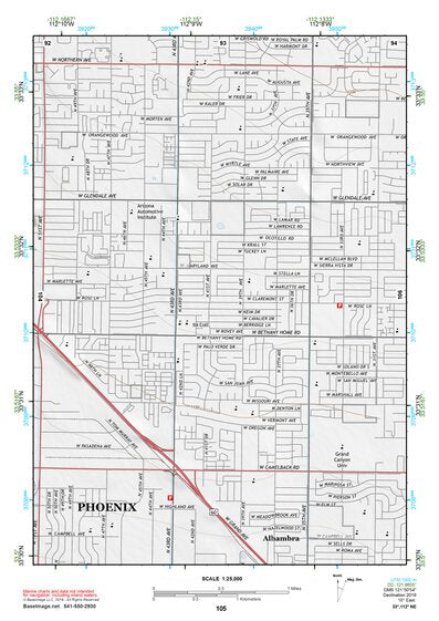 33112NE Page 105 Phoenix North Topo Preview 1