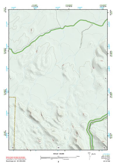 33113SW Page 2 Little Horn Mountains Topo Preview 1