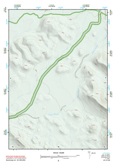 33113SW Page 3 Little Horn Mountains Topo Preview 1