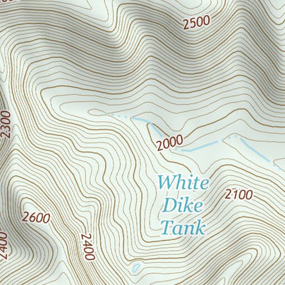 33113SW Page 4 Little Horn Mountains Topo Preview 3