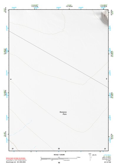 33113SW Page 10 Little Horn Mountains Topo Preview 1