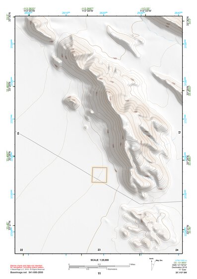 33113SW Page 11 Little Horn Mountains Topo Preview 1