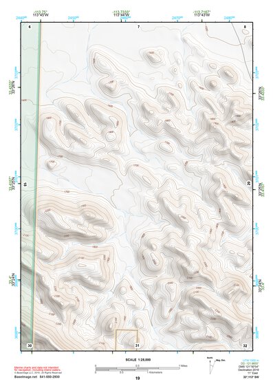33113SW Page 19 Little Horn Mountains Topo Preview 1