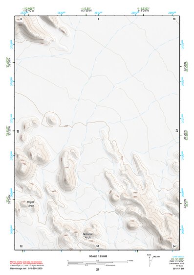 33113SW Page 21 Little Horn Mountains Topo Preview 1