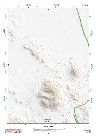 33113SW Page 24 Little Horn Mountains Topo Preview 1