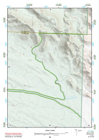 33113SW Page 30 Little Horn Mountains Topo Preview 1
